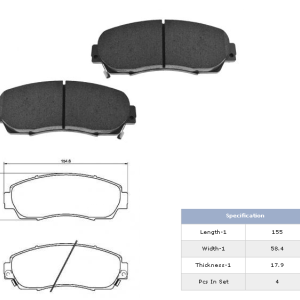 BRAKE PAD FRONT CRV RM1
