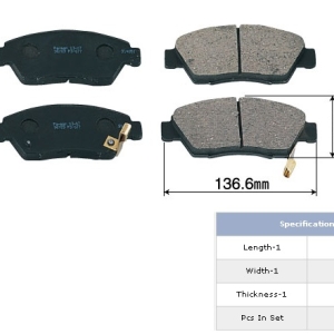 Front Brake Pads Honda Fit GE series