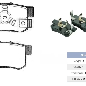 Honda CR-V RE4 Rear Brake Pads