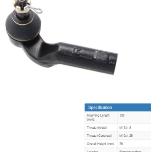 Mazda Premacy Tie Rods