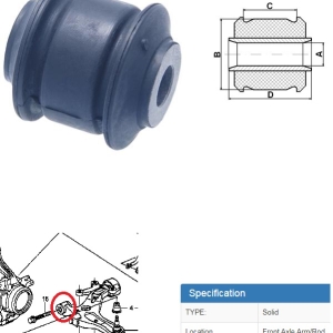 HONDA-Airwave-Front-Arm-BUSH-51350SLA033